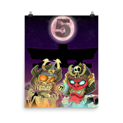 High Five Clothing Product - Showdown at High Moon Matte Poster Art