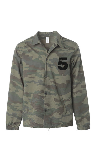 CamoCoach Coat w Embroidered Logo