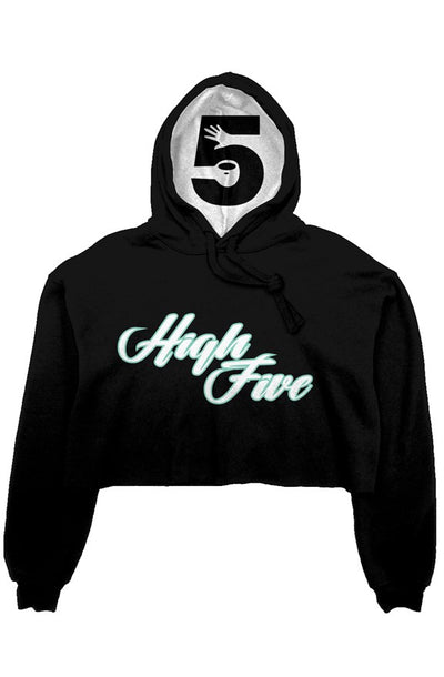 Sewn in hood Crop hoodie 