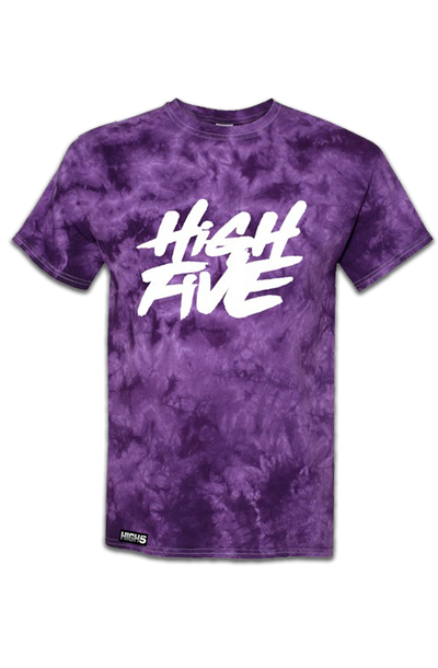 High Five Clothing Unisex Graphic T-Shirt - High Five Crystal Tie-Dye Tee
