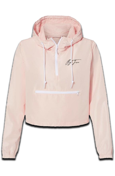 High Five Clothing Product - High Five Signature Lightweight Pullover Crop Windbreaker