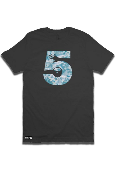 High Five Clothing Unisex Graphic T-Shirt - WaterLogo Tee "Clear Water"